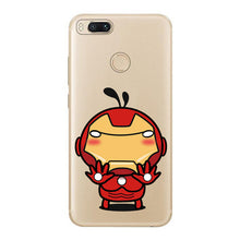 Cool for xiaomi mi a1 5x case cover silicone cartoon superman personality task cute panda classic fashion design phone soft case