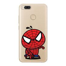Cool for xiaomi mi a1 5x case cover silicone cartoon superman personality task cute panda classic fashion design phone soft case