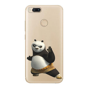 Cool for xiaomi mi a1 5x case cover silicone cartoon superman personality task cute panda classic fashion design phone soft case