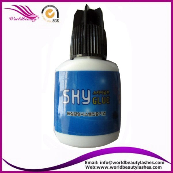 5pcs/lot 10ml sky Glue strong eyelash extension glue adhesive hold eyelash for 7 weeks