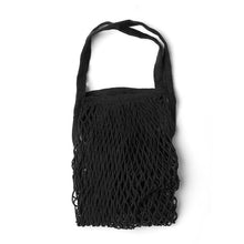 5Pcs S M L Reusable Produce Bags Black Rope Mesh shopping bag organizer Vegetable & Fruit & Grocery Bags Shopping Box Washable