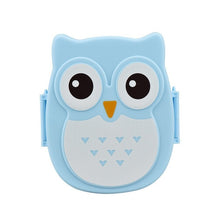 Kawaii Candy Color Owl Lunch Box Microwave Oven Bento Container Case Dinnerware Children's Birthday Gift