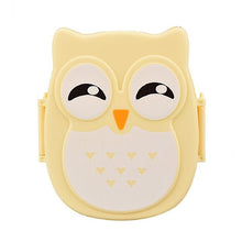 Kawaii Candy Color Owl Lunch Box Microwave Oven Bento Container Case Dinnerware Children's Birthday Gift